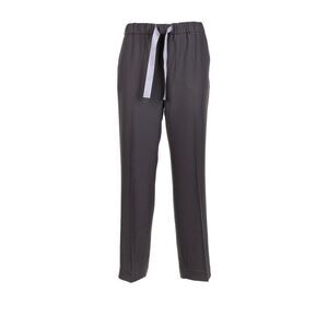 VIA MASINI 80 Women's Elastic Waist Straight Leg Drawstring Pants Women GREEN